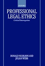 Télécharger le livre :  Professional Legal Ethics