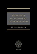 Télécharger le livre :  Principles of Statutory Interpretation