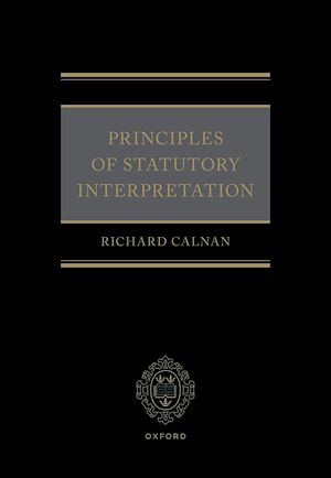 Téléchargez le livre :  Principles of Statutory Interpretation