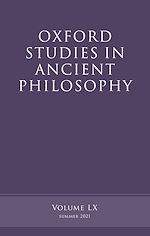 Télécharger le livre :  Oxford Studies in Ancient Philosophy, Volume 60
