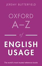 Télécharger le livre :  Oxford A-Z of English Usage