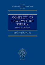 Télécharger le livre :  Conflict of Laws within the UK