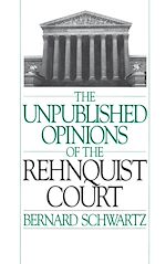 Télécharger le livre :  The Unpublished Opinions of the Rehnquist Court