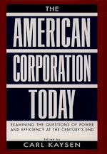 Télécharger le livre :  The American Corporation Today