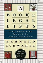 Télécharger le livre :  A Book of Legal Lists