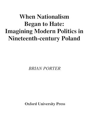 Téléchargez le livre :  When Nationalism Began to Hate