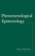 Télécharger le livre :  Phenomenological Epistemology