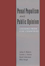 Télécharger le livre :  Penal Populism and Public Opinion