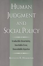 Télécharger le livre :  Human Judgment and Social Policy