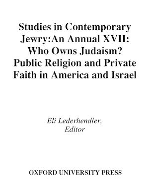 Téléchargez le livre :  Studies in Contemporary Jewry