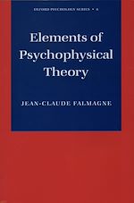 Télécharger le livre :  Elements of Psychophysical Theory
