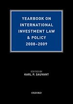 Télécharger le livre :  Yearbook on International Investment Law & Policy 2008-2009