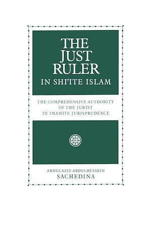 Téléchargez le livre :  The Just Ruler in Shi'ite Islam