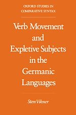 Télécharger le livre :  Verb Movement and Expletive Subjects in the Germanic Languages