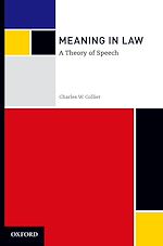 Download this eBook Meaning in Law: A Theory of Speech