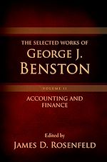 Télécharger le livre :  The ^ASelected Works of George J. Benston, Volume 2