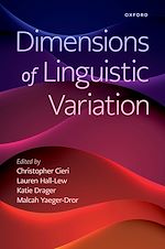 Télécharger le livre :  Dimensions of Linguistic Variation