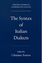 Télécharger le livre :  The Syntax of Italian Dialects