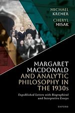 Télécharger le livre :  Margaret Macdonald and Analytic Philosophy in the 1930s