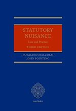 Télécharger le livre :  Statutory Nuisance