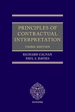 Download this eBook Principles of Contractual Interpretation