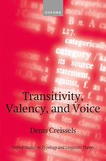 Télécharger le livre :  Transitivity, Valency, and Voice