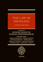 Télécharger le livre :  The Law of Privilege