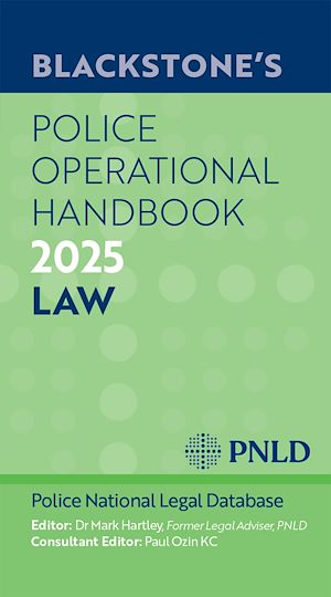 Téléchargez le livre :  Blackstone's Police Operational Handbook 2025