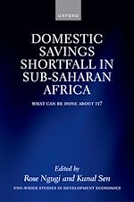 Télécharger le livre :  The Domestic Savings Shortfall in Sub-Saharan Africa