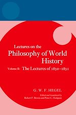 Télécharger le livre :  Hegel: Lectures on the Philosophy of World History, Volume II