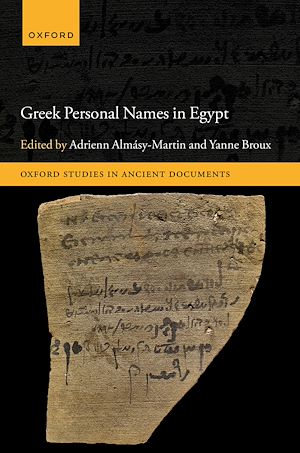 Téléchargez le livre :  Greek Personal Names in Egypt