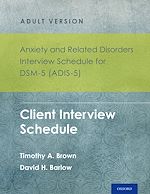 Télécharger le livre :  Anxiety and Related Disorders Interview Schedule for DSM-5 (ADIS-5)® - Adult Version