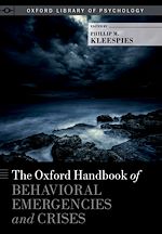 Télécharger le livre :  The Oxford Handbook of Behavioral Emergencies and Crises
