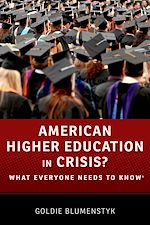 Télécharger le livre :  American Higher Education in Crisis?