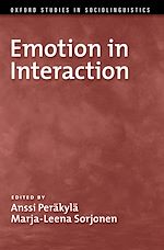 Télécharger le livre :  Emotion in Interaction