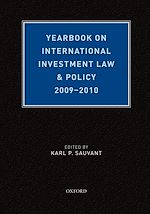 Télécharger le livre :  Yearbook on International Investment Law & Policy 2009-2010