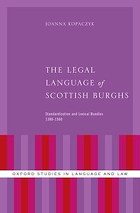 Téléchargez le livre :  The Legal Language of Scottish Burghs