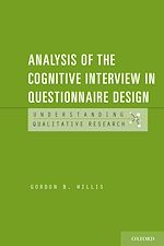 Télécharger le livre :  Analysis of the Cognitive Interview in Questionnaire Design