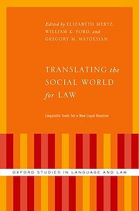 Téléchargez le livre :  Translating the Social World for Law