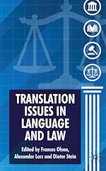 Télécharger le livre :  Translation Issues in Language and Law