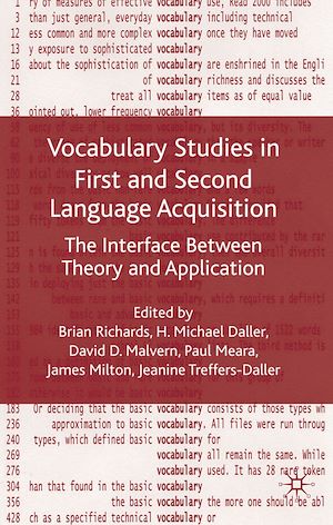 Téléchargez le livre :  Vocabulary Studies in First and Second Language Acquisition