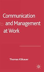 Télécharger le livre :  Communication and Management at Work