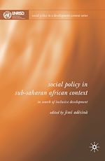 Télécharger le livre :  Social Policy in Sub-Saharan African Context