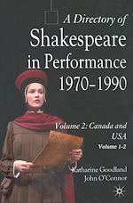 Télécharger le livre :  A Directory of Shakespeare in Performance 1970-1990