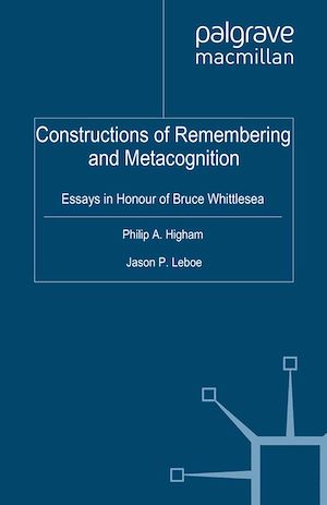 Téléchargez le livre :  Constructions of Remembering and Metacognition