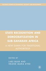 Télécharger le livre :  State Recognition and Democratization in Sub-Saharan Africa