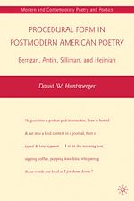 Télécharger le livre :  Procedural Form in Postmodern American Poetry
