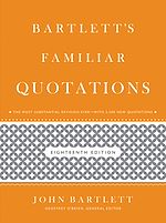 Download this eBook Bartlett's Familiar Quotations