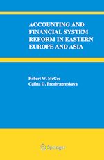 Télécharger le livre :  Accounting and Financial System Reform in Eastern Europe and Asia