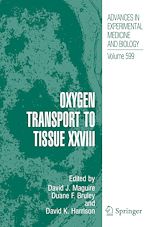 Télécharger le livre :  Oxygen Transport to Tissue XXVIII